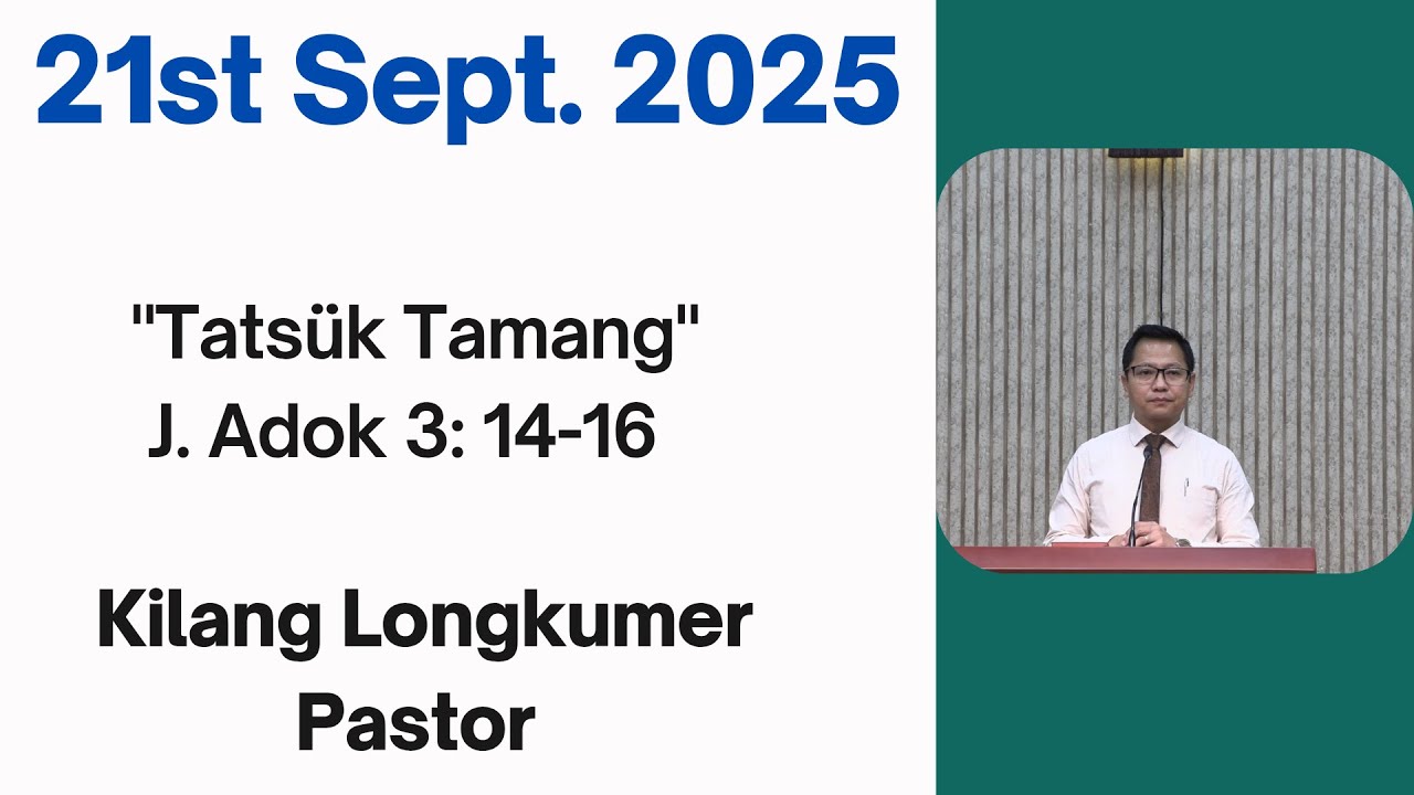 Kilang Longkumer, Pastor | 