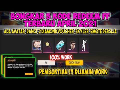 BONGKAR! KODE REDEEM FREE FIRE TERBARU HARI INI 2021! KODE REDEEM FF