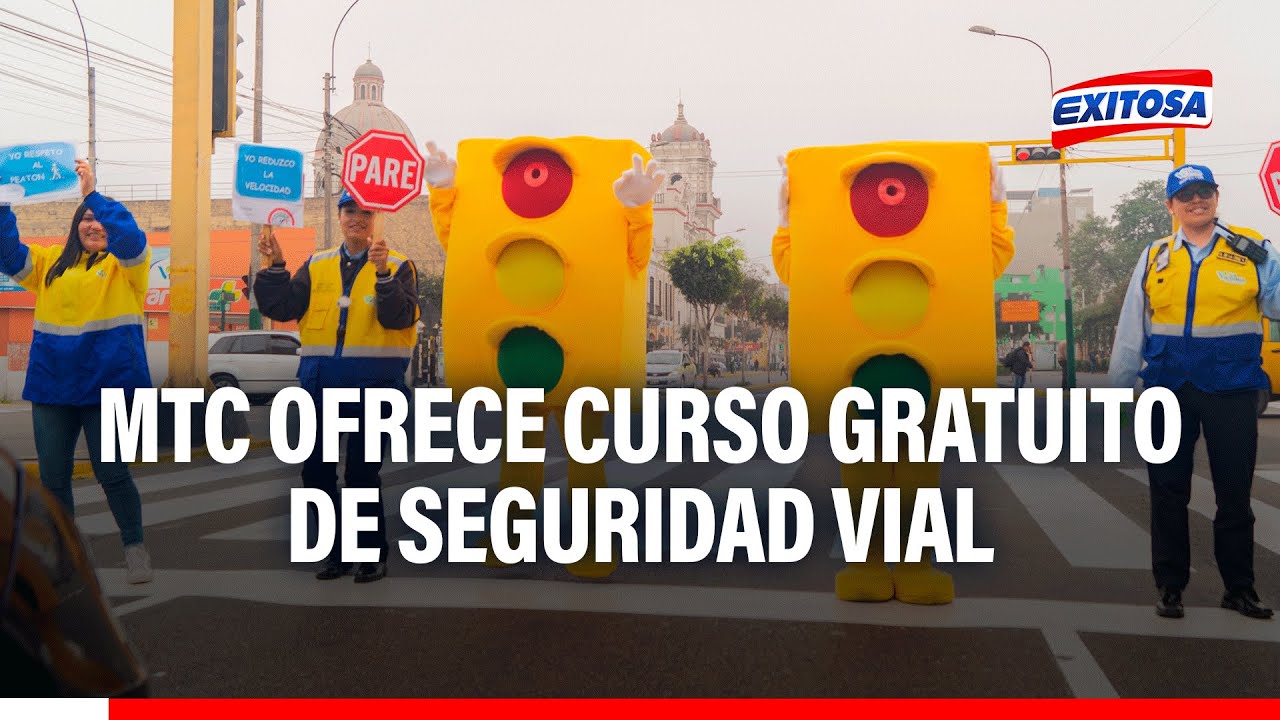 🔴🔵MTC ofrece curso gratuito de seguridad vial - YouTube