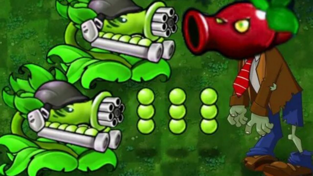 PvZ Fusion 2.2 – Epic Mod Battle: Ultimate Gatling Pea vs Obsidian ...