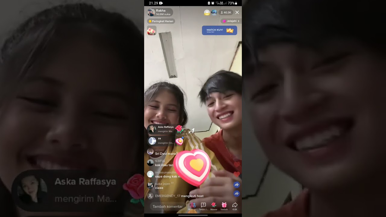 raden rakha dan basmalah live bareng magic5