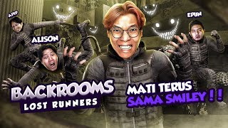 MATI TERUS SAMA SMILEY - Backrooms Lost Runners Indonesia Part 2