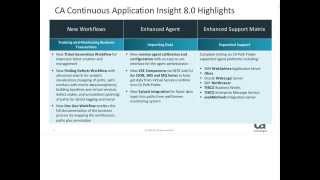 October 2014 - CA DevTest (LISA) Community- 8.0 Teaser & CA World Overview