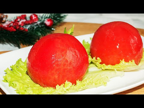 Glazed Stuffed Tomatoes make a perfect healthy snack, vegetarian side dish or salad substitute