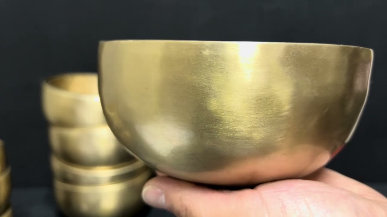 N33 Newシンギングボウル【E】15.3cm×7.7cm 630g - ::民族楽器コイズミ::