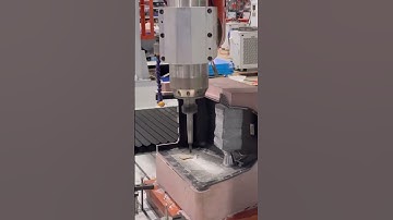 Precision five-axis machining for complex non-metal parts. #machine #cnc #cncmilling