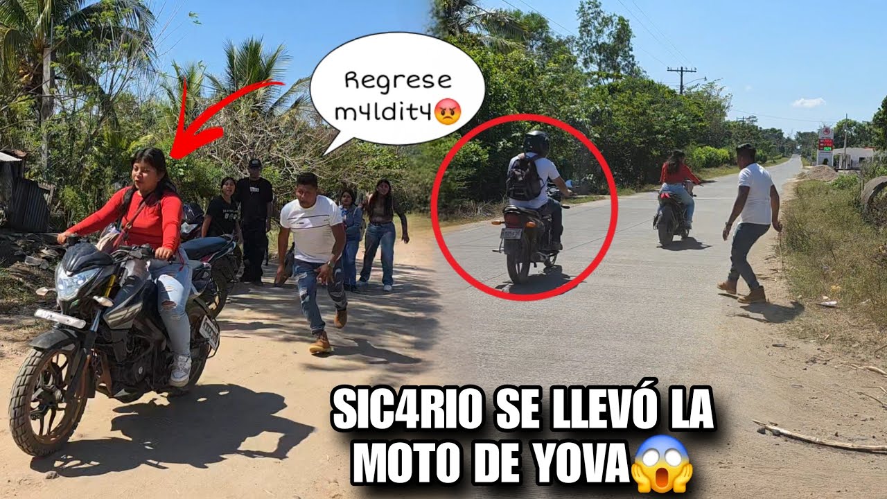 MARITZA Y SU 4mante Se Rob4ron La Moto De YOVA😱El Quedó Plantado Frente A Todos😭Tienes Que Ver Esto💔