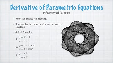 Differential Calculus_Derivative of Parametric Equations   HD 1080p