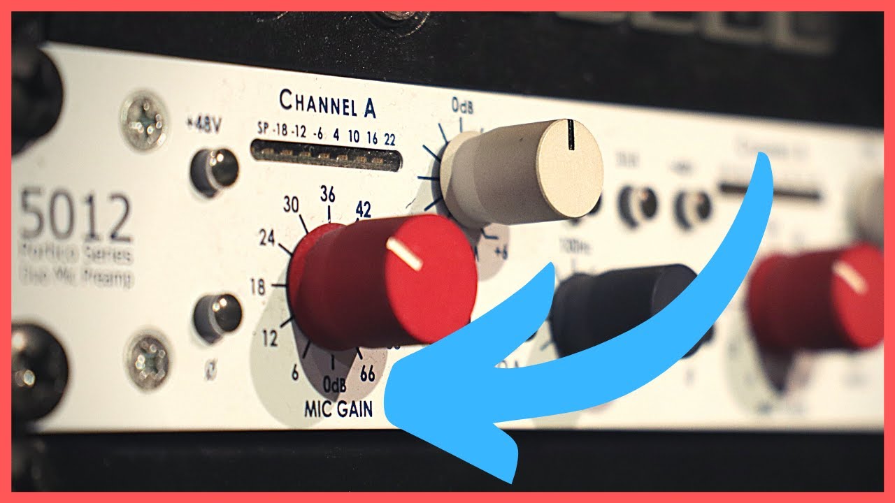 Der Fehler über den KEINER spricht... Mikrofon Verstärker Preamp Gain einstellen YouTube