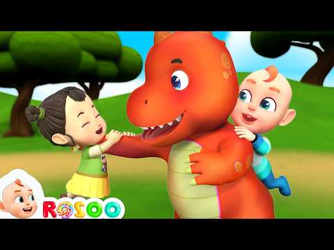 ديناصورات سعيدة - اغاني أنجليزيه للأطفال 30 دقيقه | Rosoo Arabic - اغاني أنجليزيه للأطفال