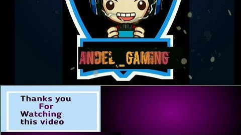 Intro dan outro baru//Andel_Gaming