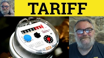 😎 Tariff Meaning - Tariff Defined - Tariff Examples Tariff Definition Tariff Arabic in English Tarif