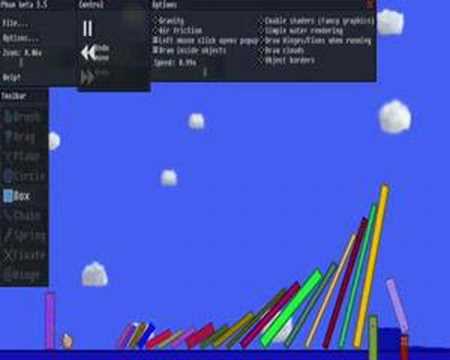 Phun - physics sandbox demo