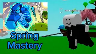 Famous Spring Mastery Showcase Plus Tips | Roblox Slap Battles 👏  Profile
