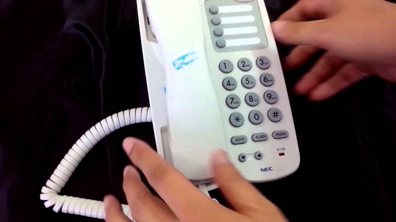ต่อ สาย โทรศัพท์ บ้าน Update Review การใช้งานเครื่องโทรศัพท์ NEC AT-45
