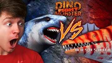 Reacting to MOSASAURUS vs MEGALODON the BATTLE!