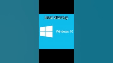 Windows 10 fake startup sound & real startup sound #windows10 #startup #shorts