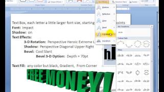 PowerPoint 2007 Lesson 11 Add text effects