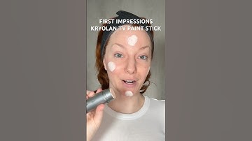 FIRST IMPRESSIONS: Kryolan TV Paint Stick 🤩 #kryolan #foundation #makeupreview