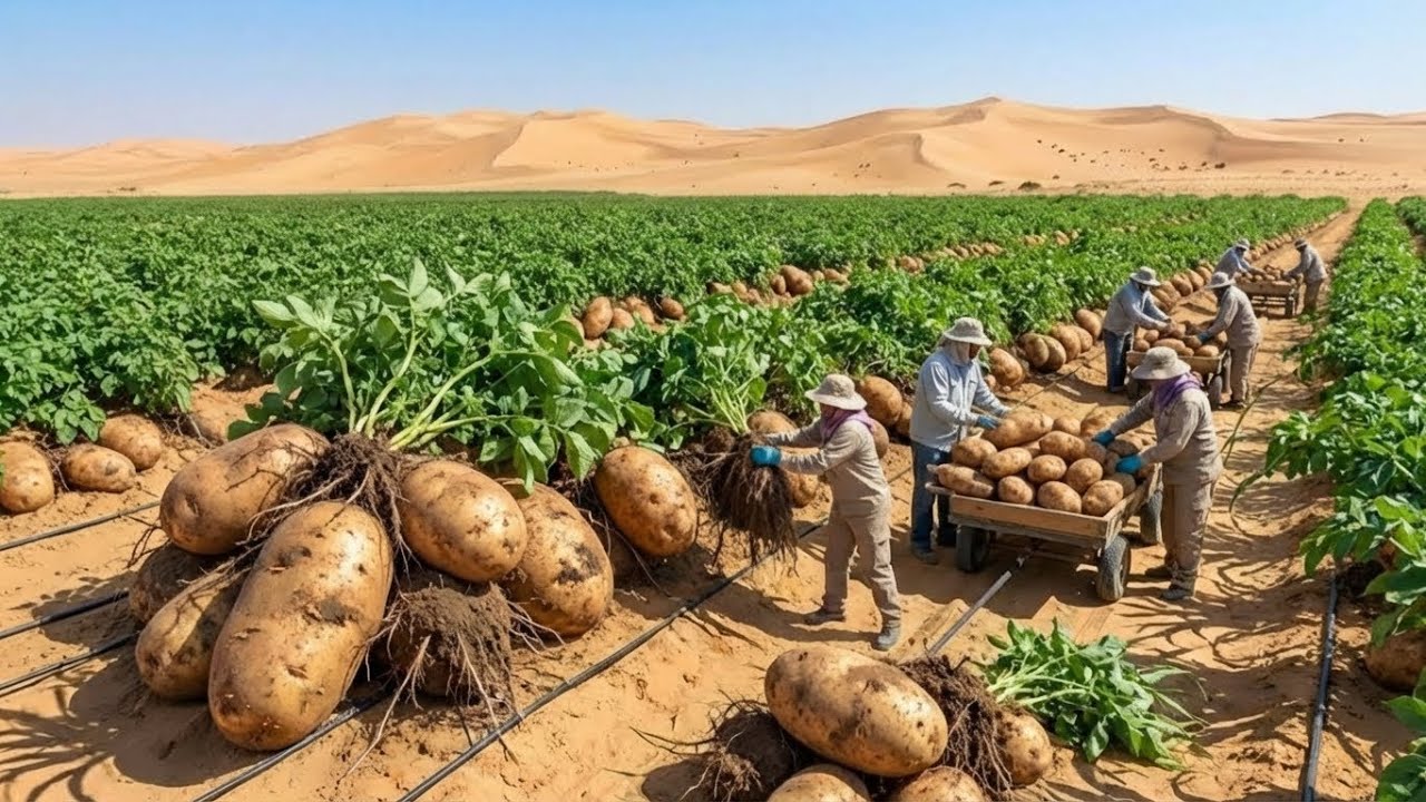 Russet Potatoes in a Desert? We Tried the Impossible with Low Expectations (The Harvest Shocked Us)