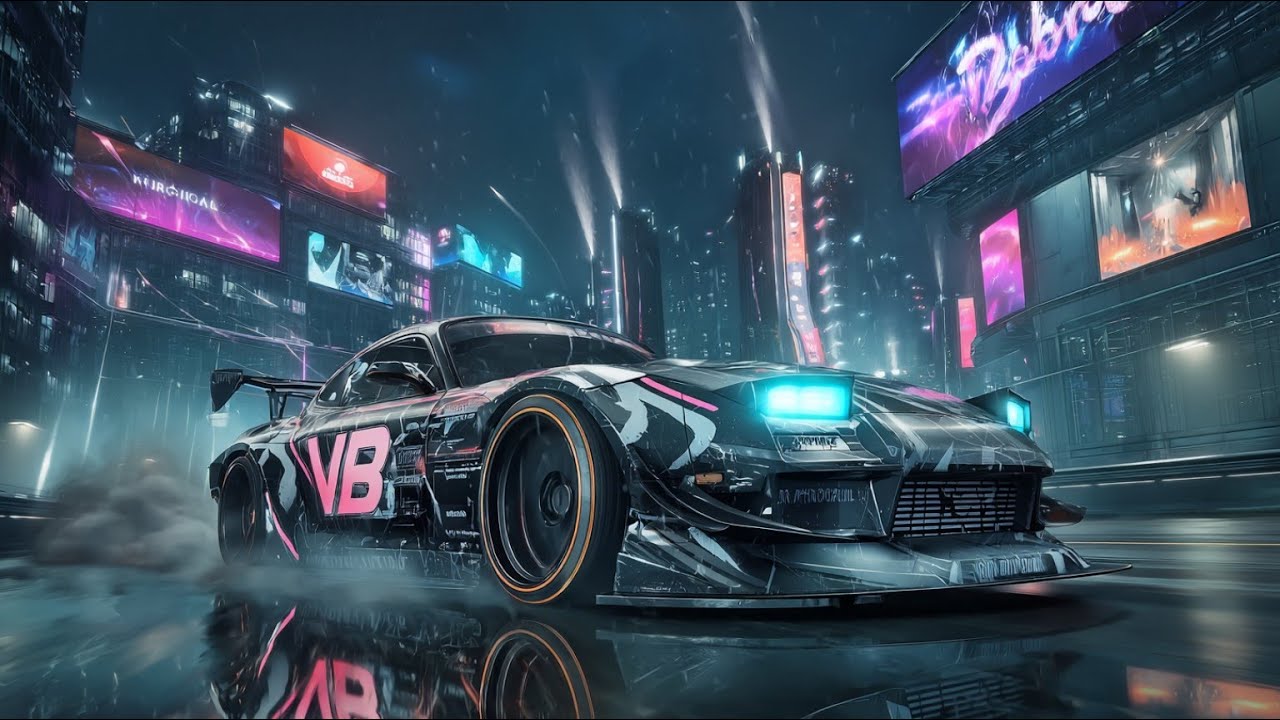 12 HOURS ⚡ Cyber Velocity | High-Energy Night Drive Music Mix