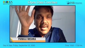 India Data Portal - Open Data Conclave – Data Led Journalism in India – Pankaj Mishra