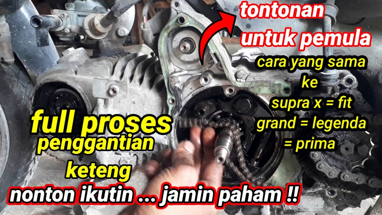 suara berisik kasar dikiri mesin || cara ganti rantai keteng supra fit new, @HSNchanel70
