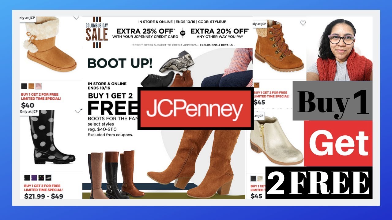 Buy 1 Get 2 Free JCPenney Sale 