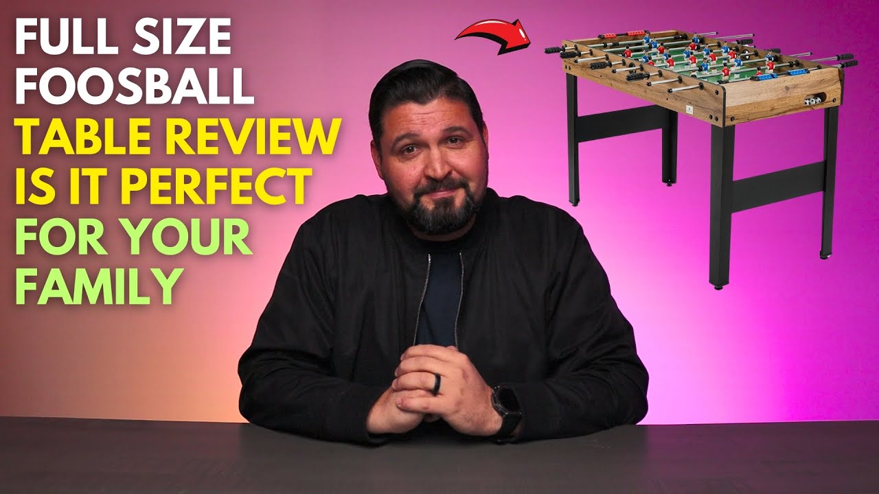 Full Size Foosball Table Review - Is It Perfect for Your Family!