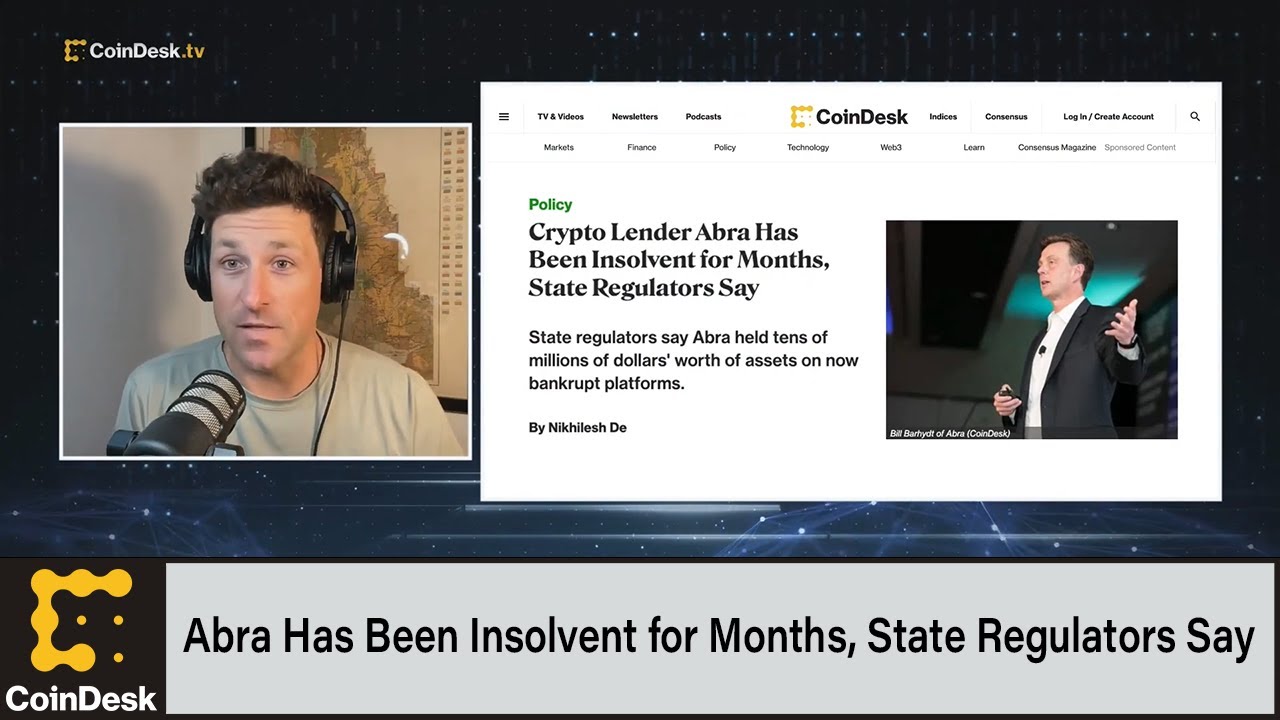 Crypto Lender Abra Has Been Insolvent for Months, State Regulators Say
