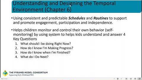 Project ECHO: Unpacking the Pyramid Model: Supportive Environments Part 1