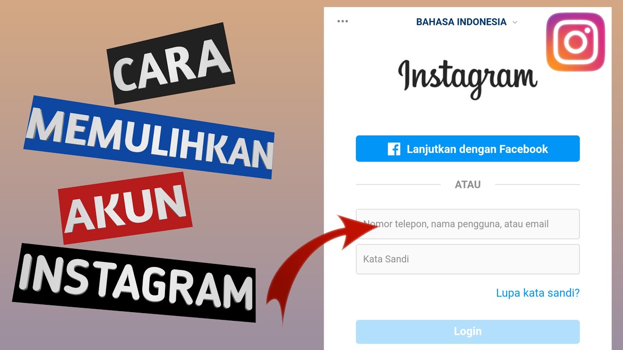 Cara Memulihkan Akun  Instagram  Yang Lupa Email Dan Kata  