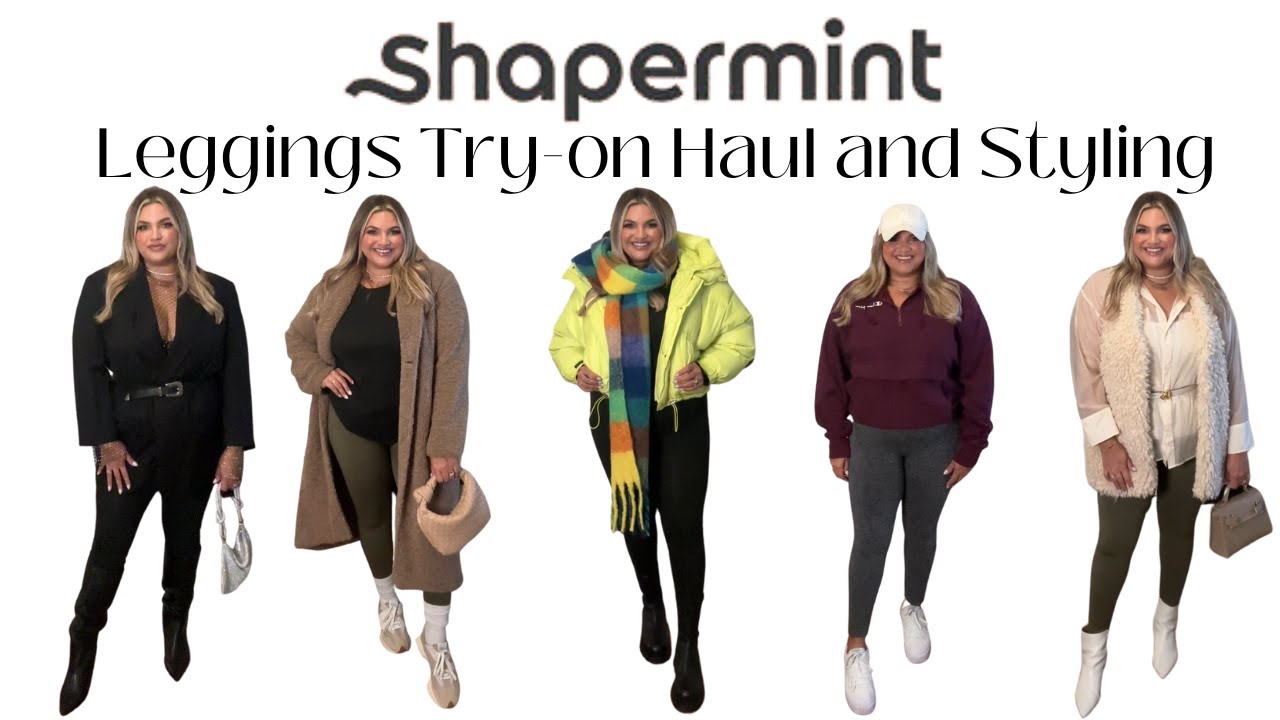 Shapermint Leggings Try-on, Fall/ Winter 2023 Outfits