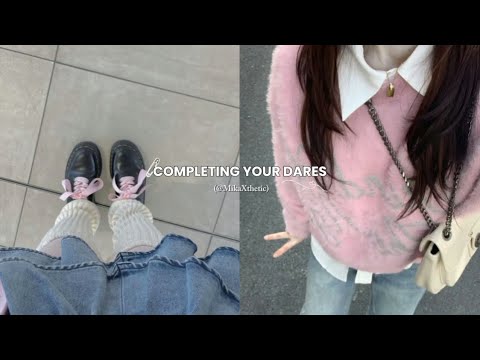 Completing your Dares - 💌 🖇️𓏲