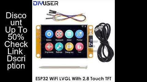 ESP32 Arduino LVGL WIFI&Bluetooth Development Board 2.8 " 240*320 Smart Display Screen 2.8inch LCD T