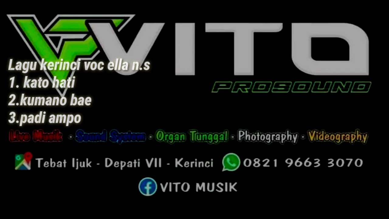 Lagu kerinci full album🔴Live record vito musik:..kato hati|kumano bae|padi ampo