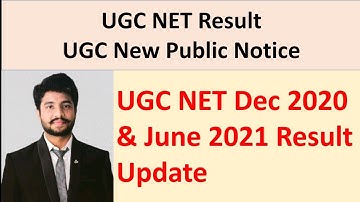 UGC NET Result 2022. UGC New Public Notice.