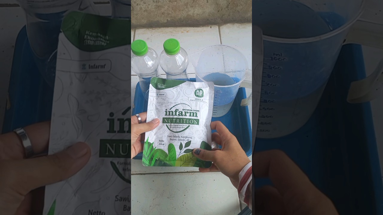 melarutkan nutrisi AB Mix INFARM 