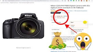 Huge Price Drop: Nikon COOLPIX P900 Digital Camera with 83x Optical Zoom Only $496.95 (Save $103.00)