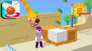 Bounce Dunk ​- All Levels Gameplay Android,ios (Part 104)