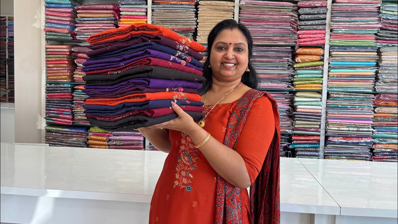 ഇതല്ലേ ഏറ്റവും പുതിയ Trendy Blooming Vichitra  With modal Dupatta materials