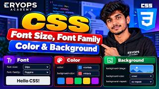CSS Tutorial in Tamil | Font Size, Font Family, Color & Background Explained 🔥 | CSS for Beginners