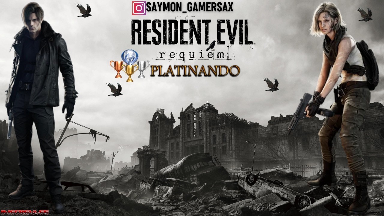 RESIDENT EVIL REQUIEM - PLATINANDO - DUBLADO EM PT-BR #residentevilrequiem #shorts #4