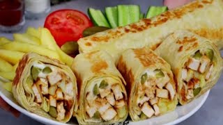 #shawarma الشاورما السورية shawarm وسر التتبيله مع طريقه صوص  المايونيز والتوميه