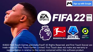 FTS 2022 MOD FIFA 22 Android 300MB New Kits 2021-22 & Latest Transfers Offline Best Graphics