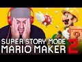 THIS IS GETTING HARD.... [SUPER MARIO MAKER 2] [STORY MODE] #02]