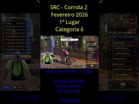 Spring Road Climb   1º Lugar - SRC #Mywhoosh - Corrida 2 Fevereiro #bicicleta #cycling #ecycle