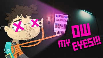 TECH is hurting your EYES! (...and you can do something about it) | BenQ Screenbar Halo review