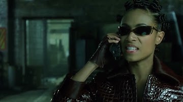 The Chase: Twins vs Morpheus | The Matrix Reloaded [Open Matte] #TheMatrixReloaded#KeanuReeves