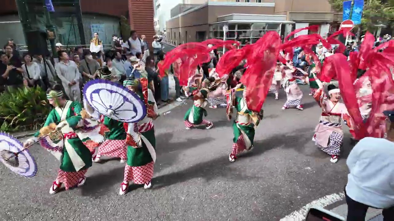 濱長 花神楽｜恋をしませう、はりまや橋で。｜横浜よさこい初演舞！｜第10回横浜よさこい1日目 2025.10.18(土)｜馬車道通り会場｜Yosakoi Festival